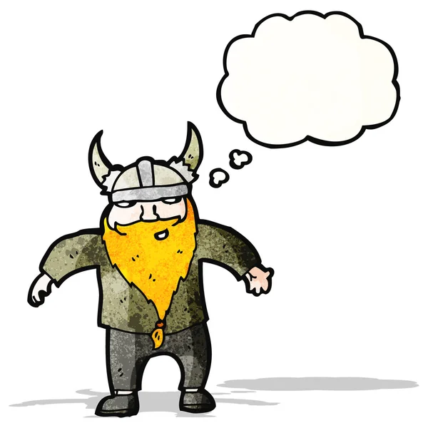 Desenhos animados viking homem — Vetor de Stock