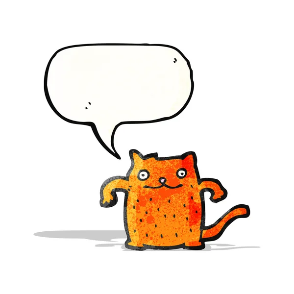 Chat dessin animé — Image vectorielle