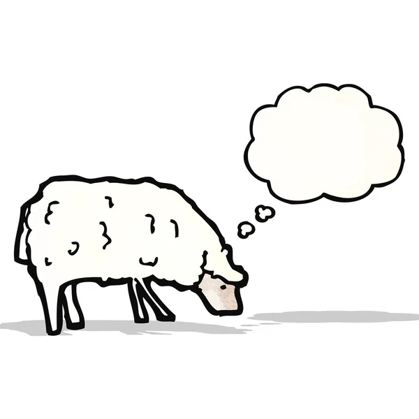 Tecknade fåren — Stock vektor