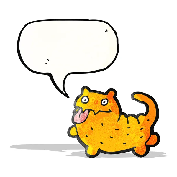 Cartone animato gatto pazzo — Vettoriale Stock