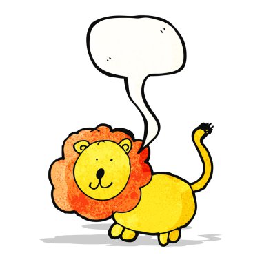 çocuğun çizim aslan