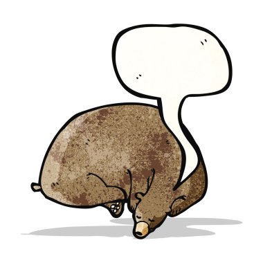 karikatür hazırda bekleme ayı