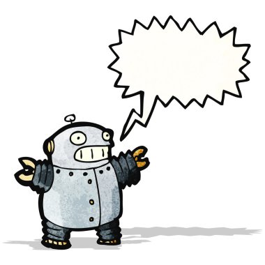 Küçük robot cartoon