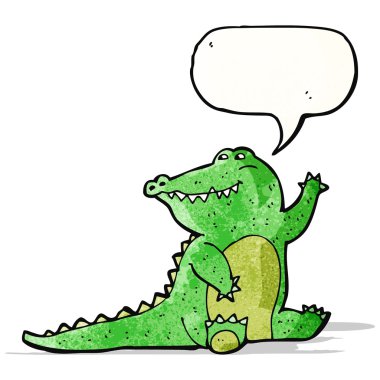 dost timsah karikatür