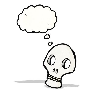 karikatür kafatası