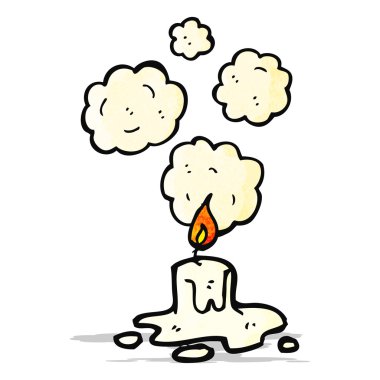 karikatür eriyen mum