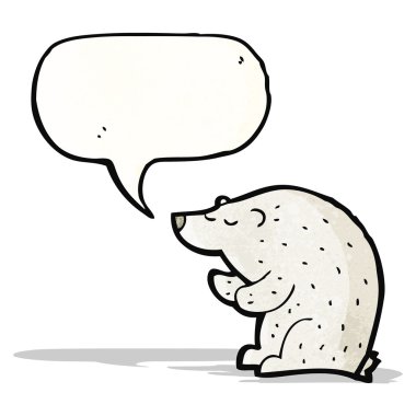 karikatür kutup ayısı