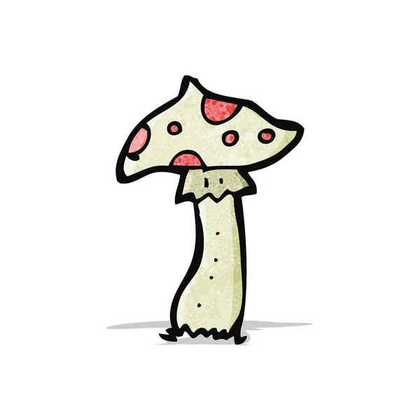 Toadstool dos desenhos animados — Vetor de Stock