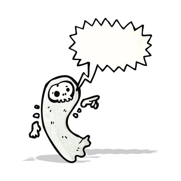 漫画不気味な幽霊 — ストックベクタ