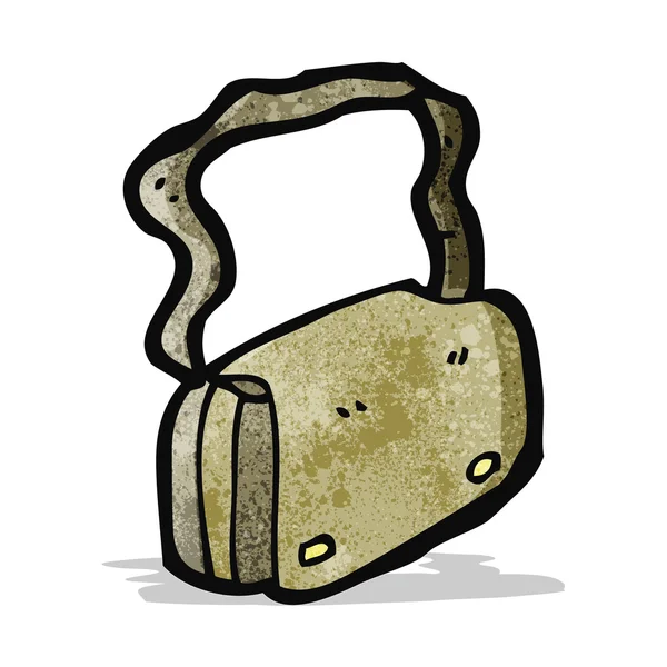 Caricature satchel — Image vectorielle