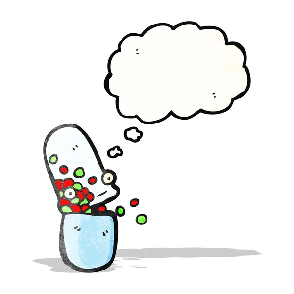 Cartoon antibioticum — Stockvector