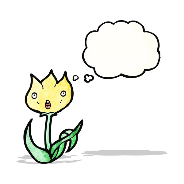 Tulipe de dessin animé — Image vectorielle