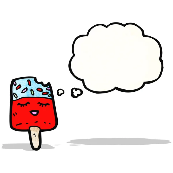 氷キャンデーの漫画のキャラクター — ストックベクタ