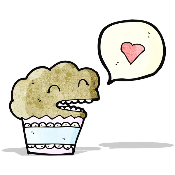 Cartoon muffin — Stockvector