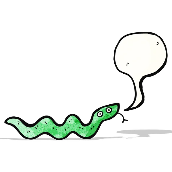 Dibujos animados serpiente deslizante — Vector de stock