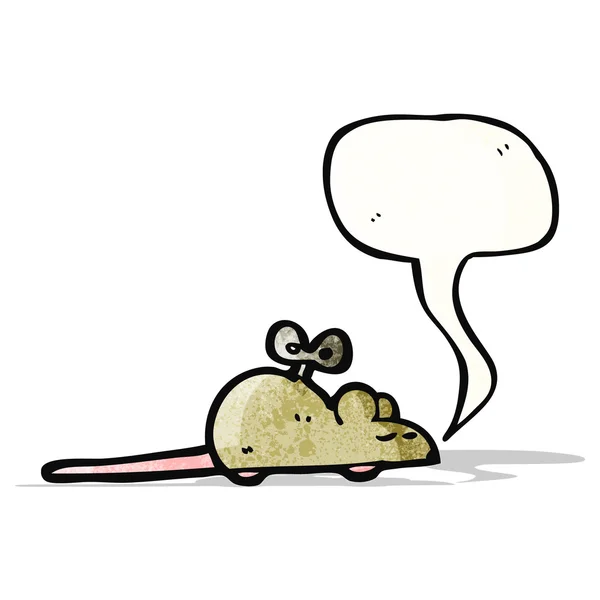 Enrouler souris dessin animé — Image vectorielle