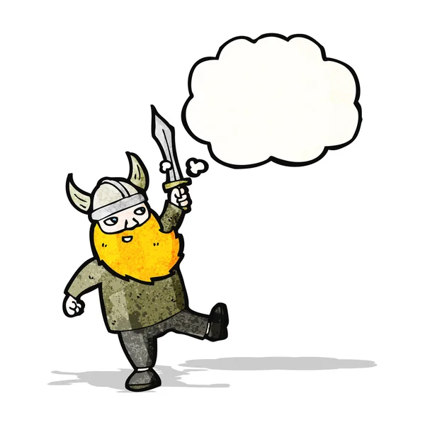 Dost viking cartoon — Stok Vektör