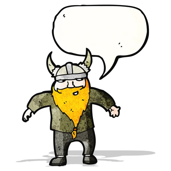 Viking cartoon — Stok Vektör