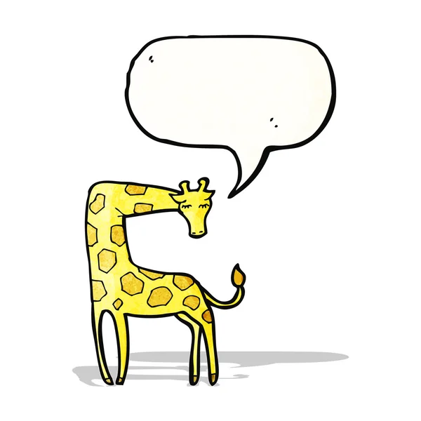 Cartoon giraffe — Stockvector