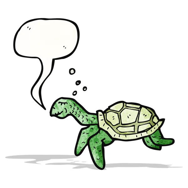 Tortue de bande dessinée — Image vectorielle