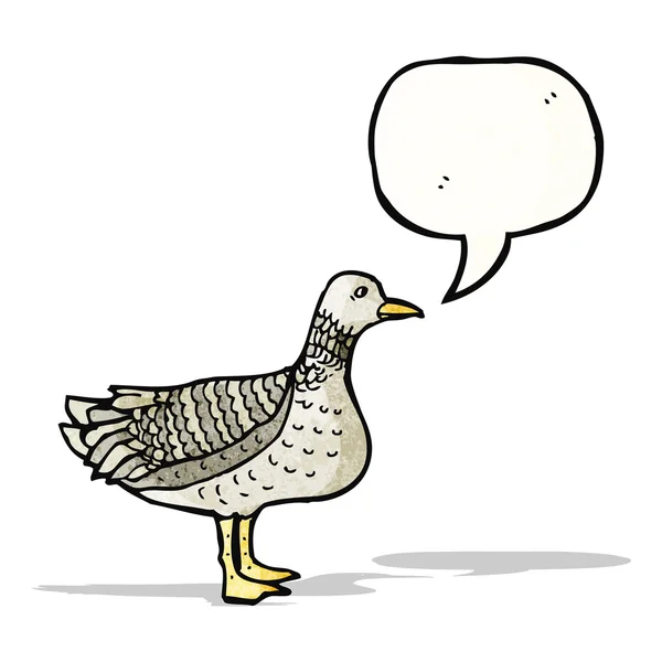Cartoon duck — Stock Vector