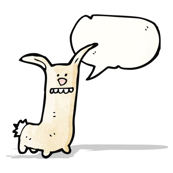 漫画クレイジーウサギ — ストックベクタ