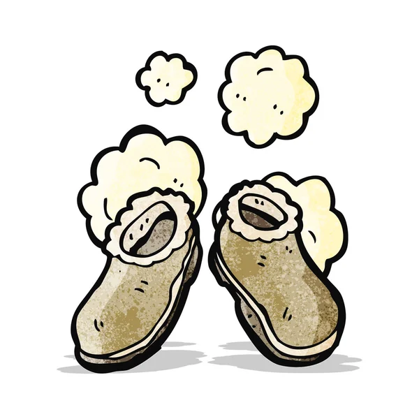 Zapatillas de dibujos animados — Vector de stock