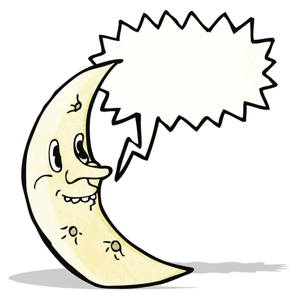 月の漫画のキャラクター — ストックベクタ