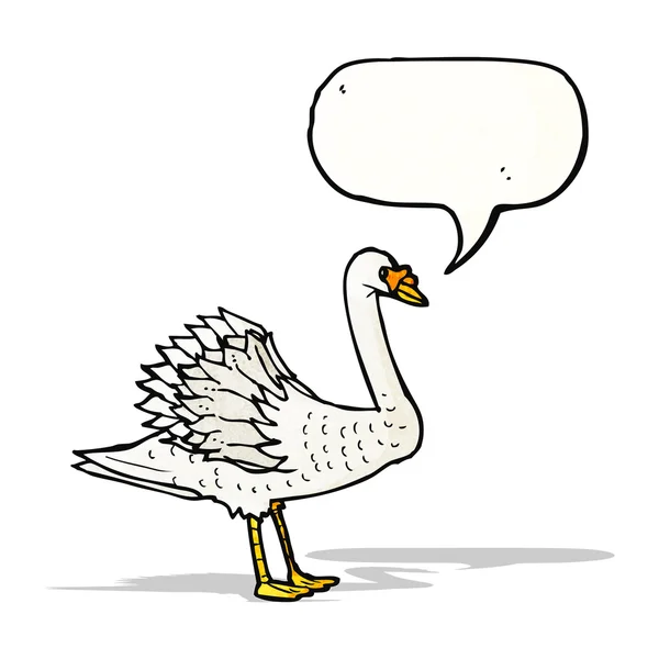 Swan illustration — Stock vektor