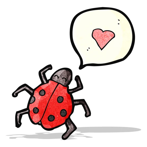 Coccinelle de bande dessinée — Image vectorielle