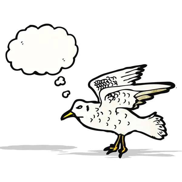 Mouette de bande dessinée — Image vectorielle