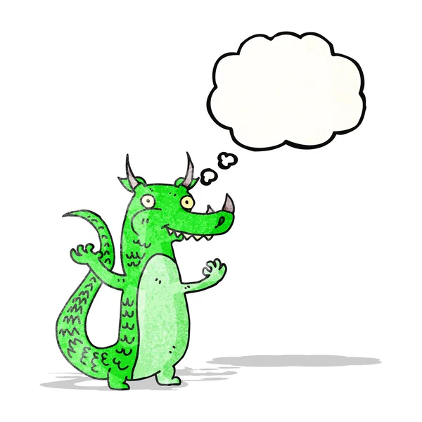 Glad dragon cartoon — Stock vektor