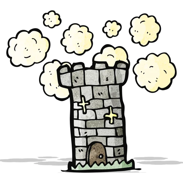 Torre de dibujos animados — Vector de stock