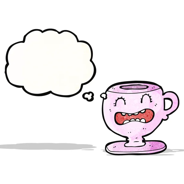 Xícara de chá dos desenhos animados —  Vetores de Stock
