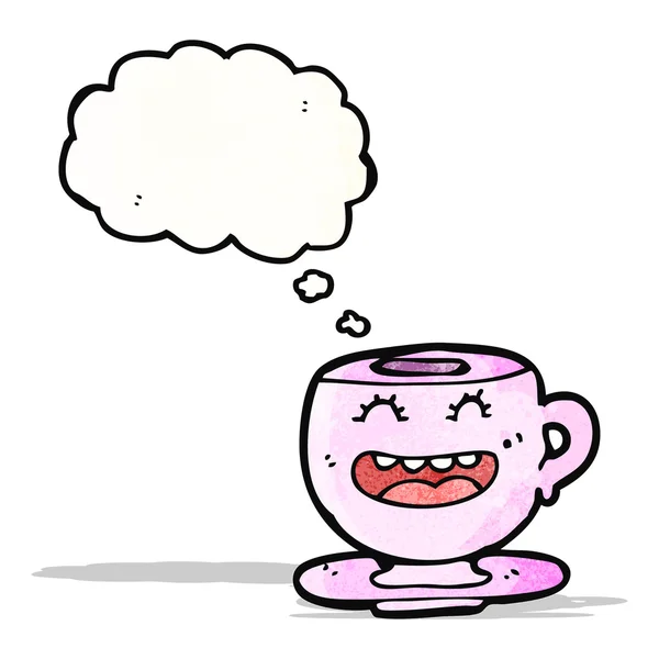 Cartoon tea cup — Stock Vector