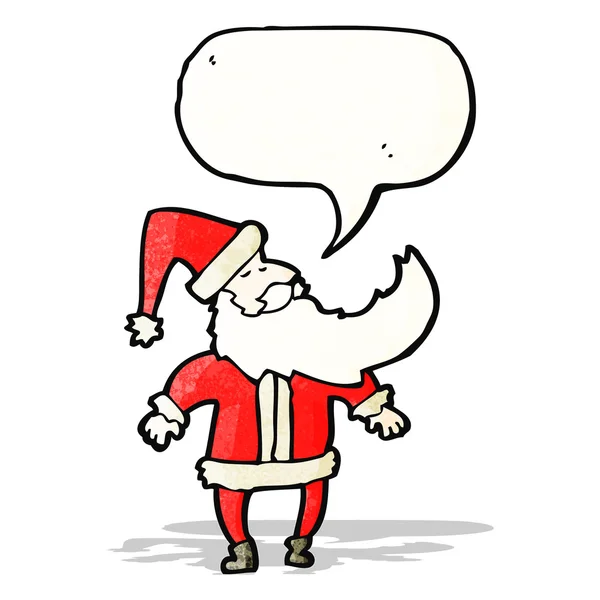 Santa Claus personaje de dibujos animados — Vector de stock