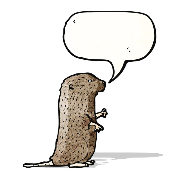 Beaver illustration — Stock Vector