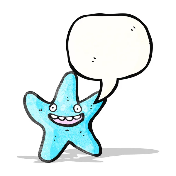 Estrella de mar de dibujos animados — Vector de stock