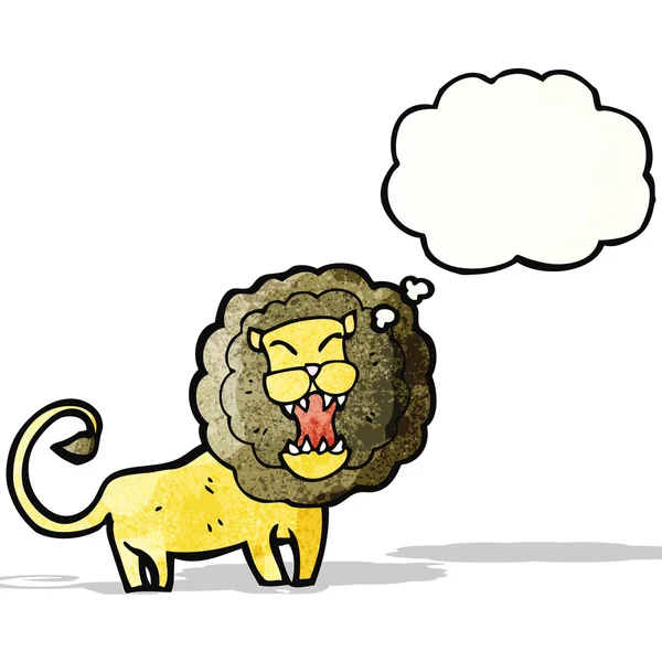 Lion de bande dessinée — Image vectorielle