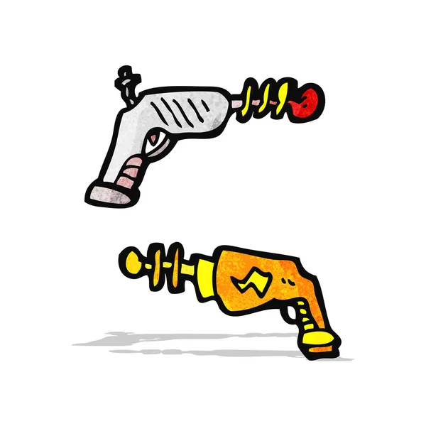 Pistolas de dibujos animados — Vector de stock