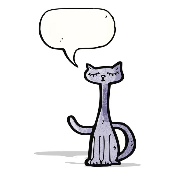 Chat de bande dessinée mignon — Image vectorielle