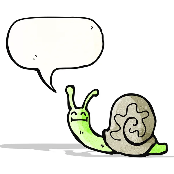 Caracol de dibujos animados — Vector de stock