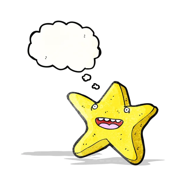 Glücklicher Star-Cartoon — Stockvektor