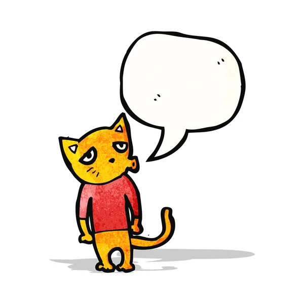 Gato de dibujos animados — Vector de stock