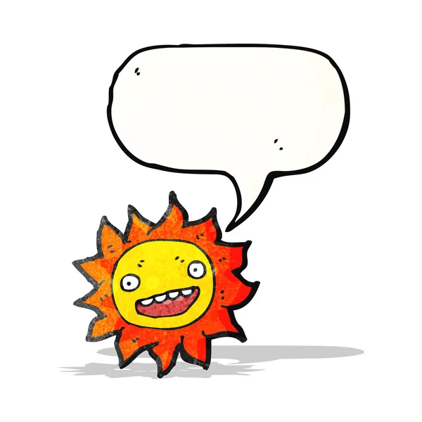 太陽の漫画 — ストックベクタ