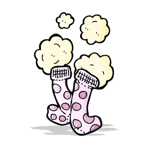 Cartoon alte Socken — Stockvektor