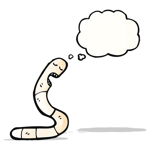 卡通地球蠕虫 — 图库矢量图片