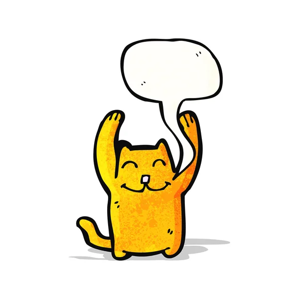 Gato de dibujos animados — Vector de stock