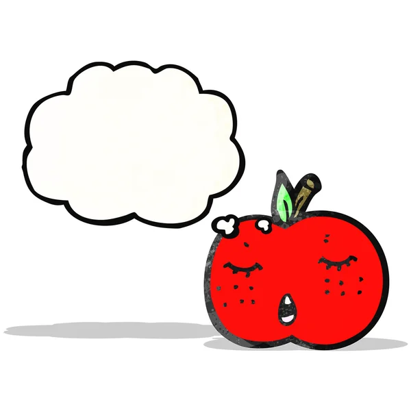 Manzana de dibujos animados — Vector de stock