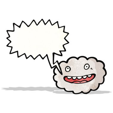 mutlu bulut ile konuşma balonu